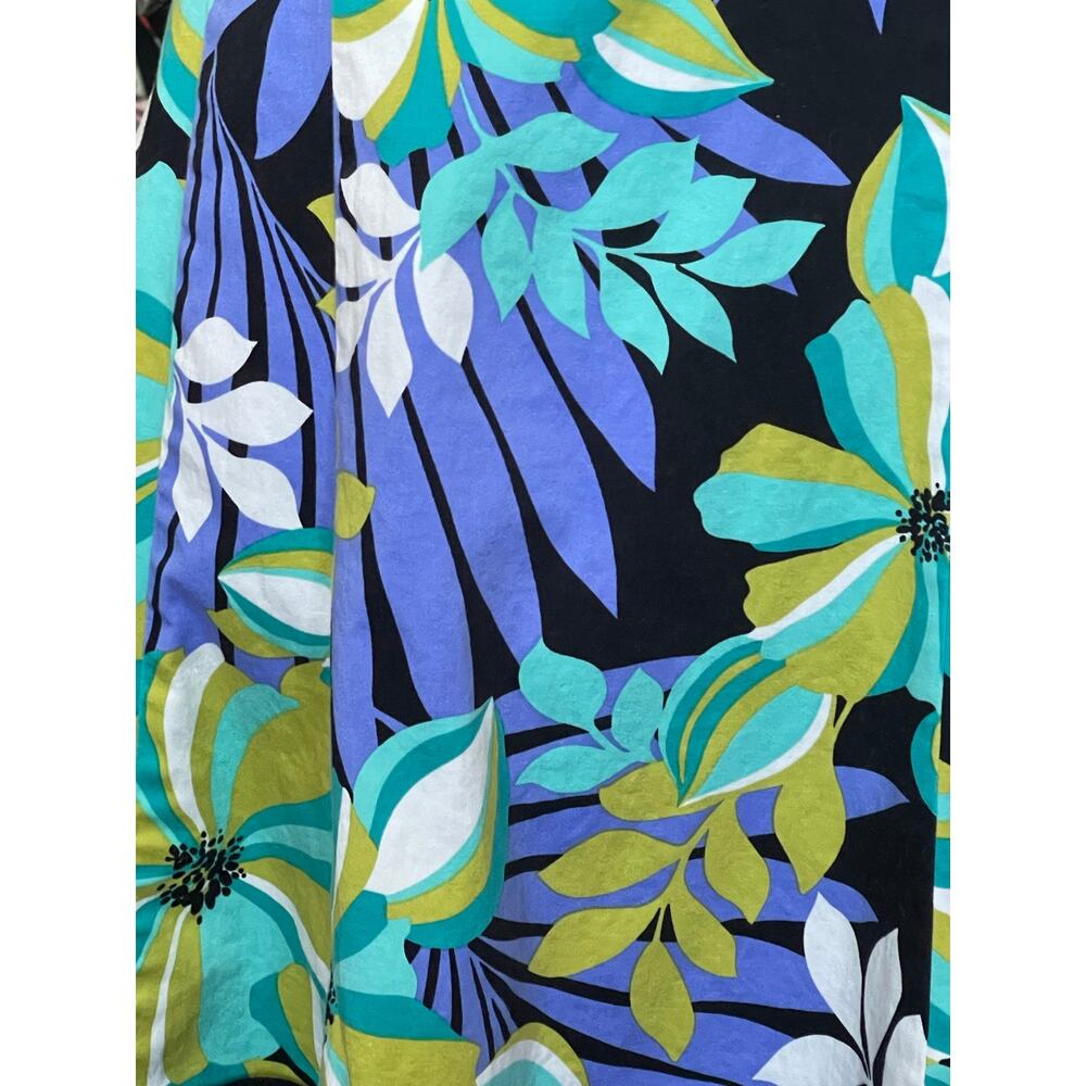 NINE WEST FIT & FLARE SEXY WORK CASUAL CRUISE BEACH LINED 10 - Picture 5 of 6